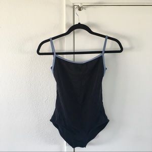 Yumiko Tamara black camisole leotard techni
